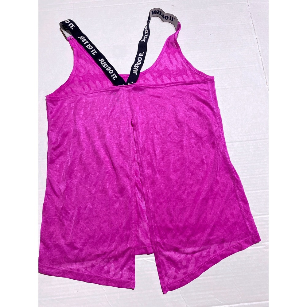 Nike Womens Dri-FIT Pink Just Do It Tank Top and Blue Sports Bra Set Size M - Picture 8 of 8